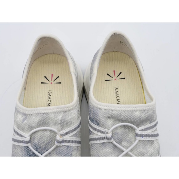 Isaac Mizrahi Sneakers Womens 9 Grey Multi Tie Dye Slip On Casual Fashion Shoes - Picture 7 of 10